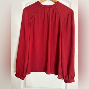 Express Vibrant Red Top